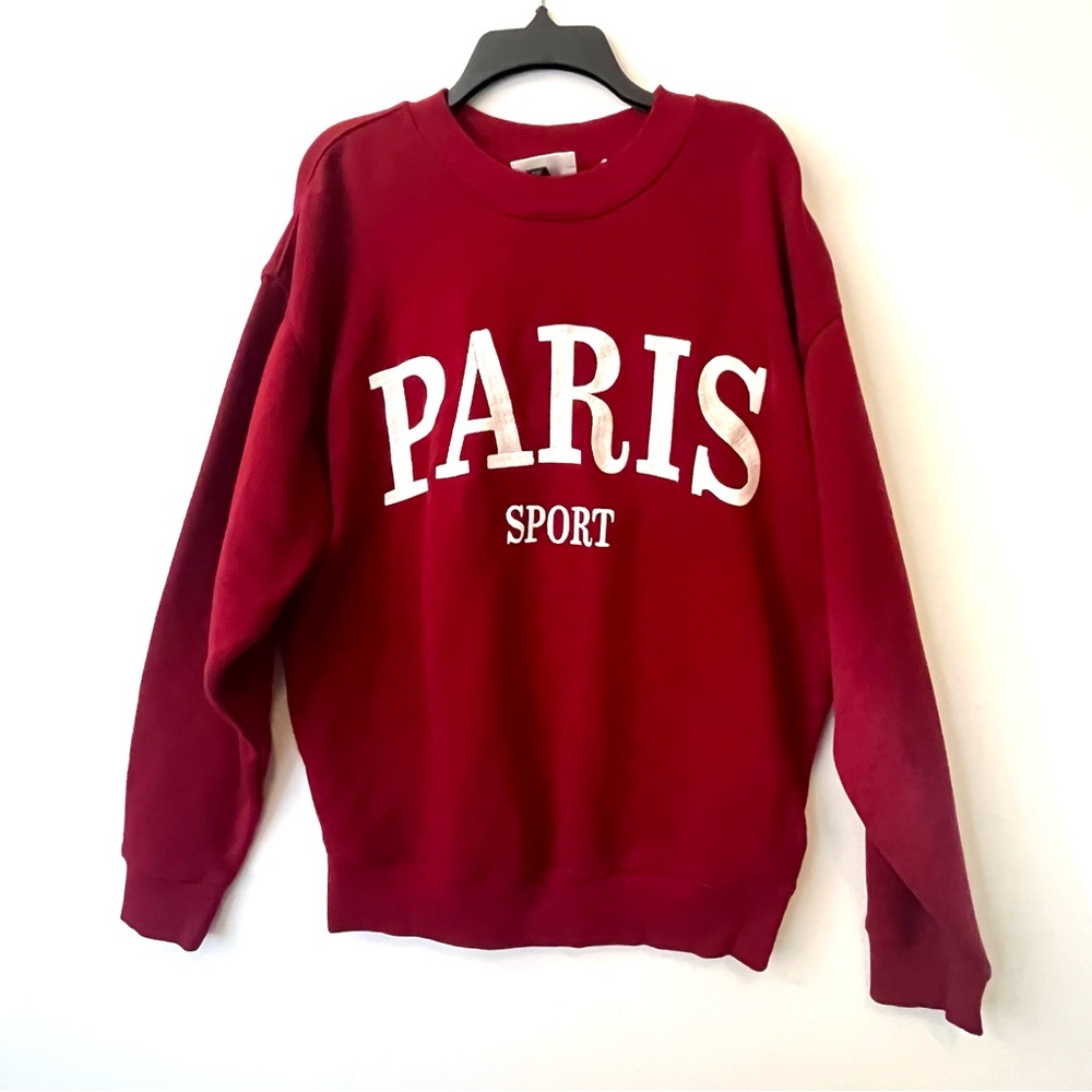 Universal Thread Paris Sport Crewneck Sweatshirt NWT Size XS - Picture 3 of 10